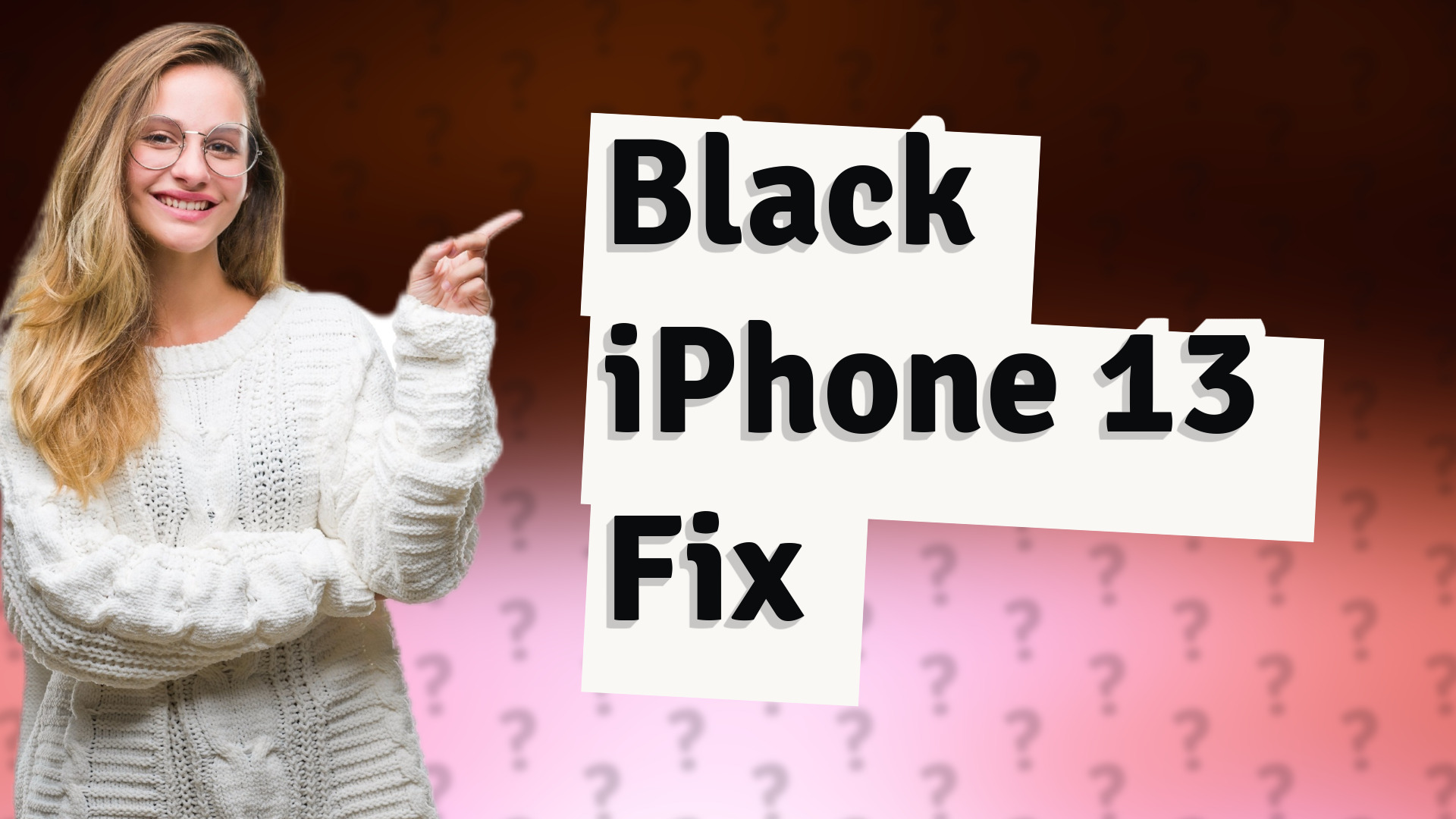 Black iPhone 13 Fix