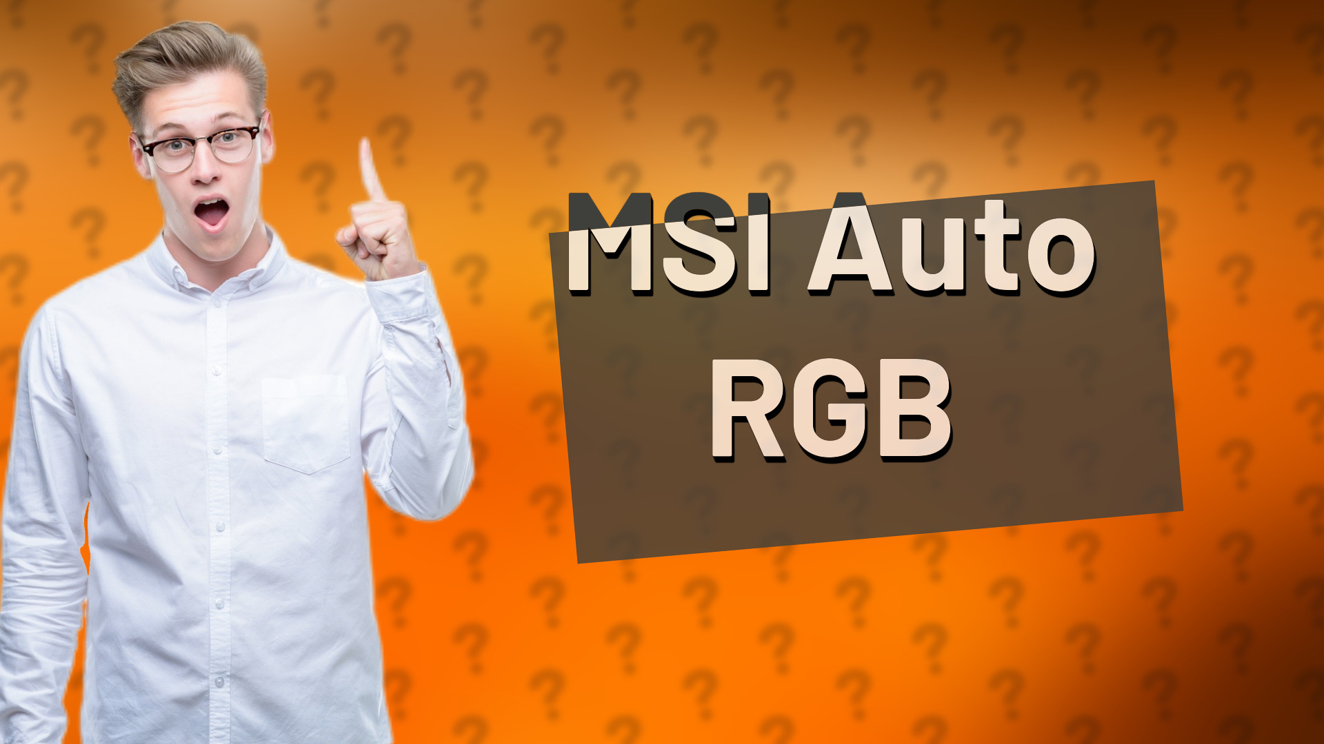 MSI Auto RGB