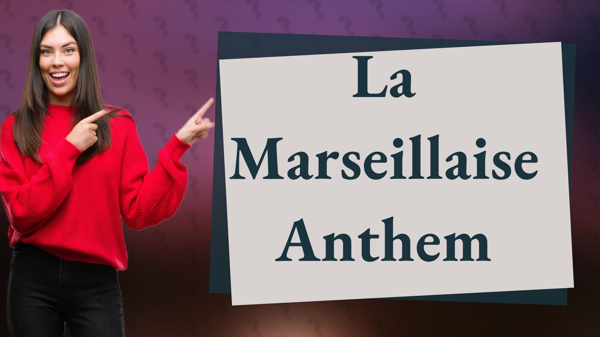 La Marseillaise Anthem