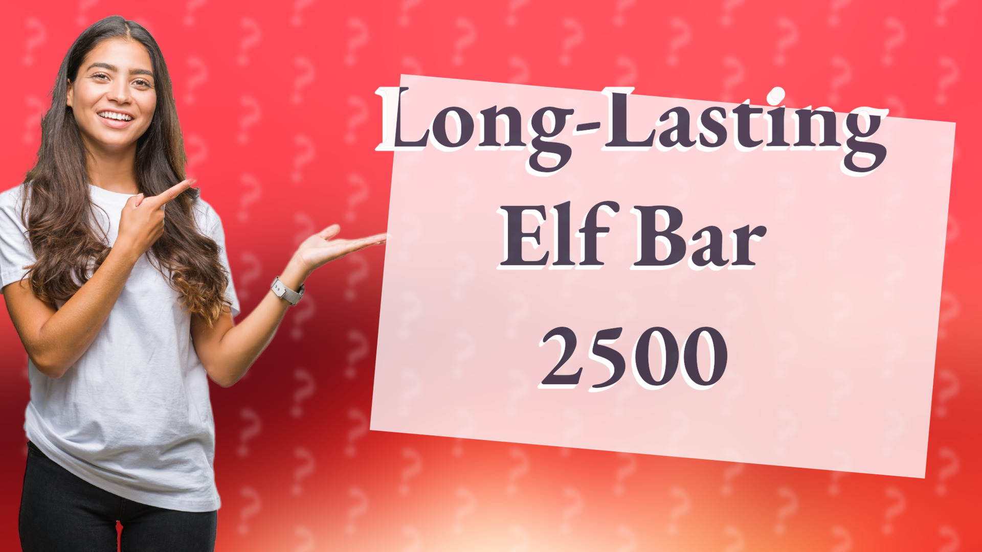 Long-Lasting Elf Bar 2500