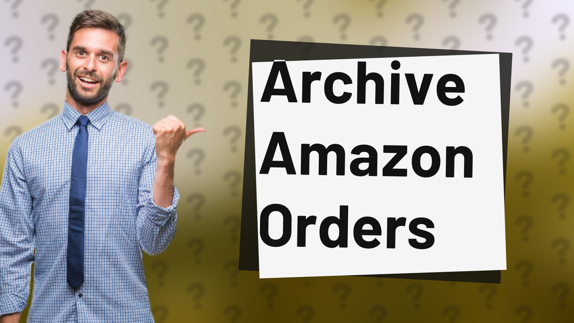 Archive Amazon Orders