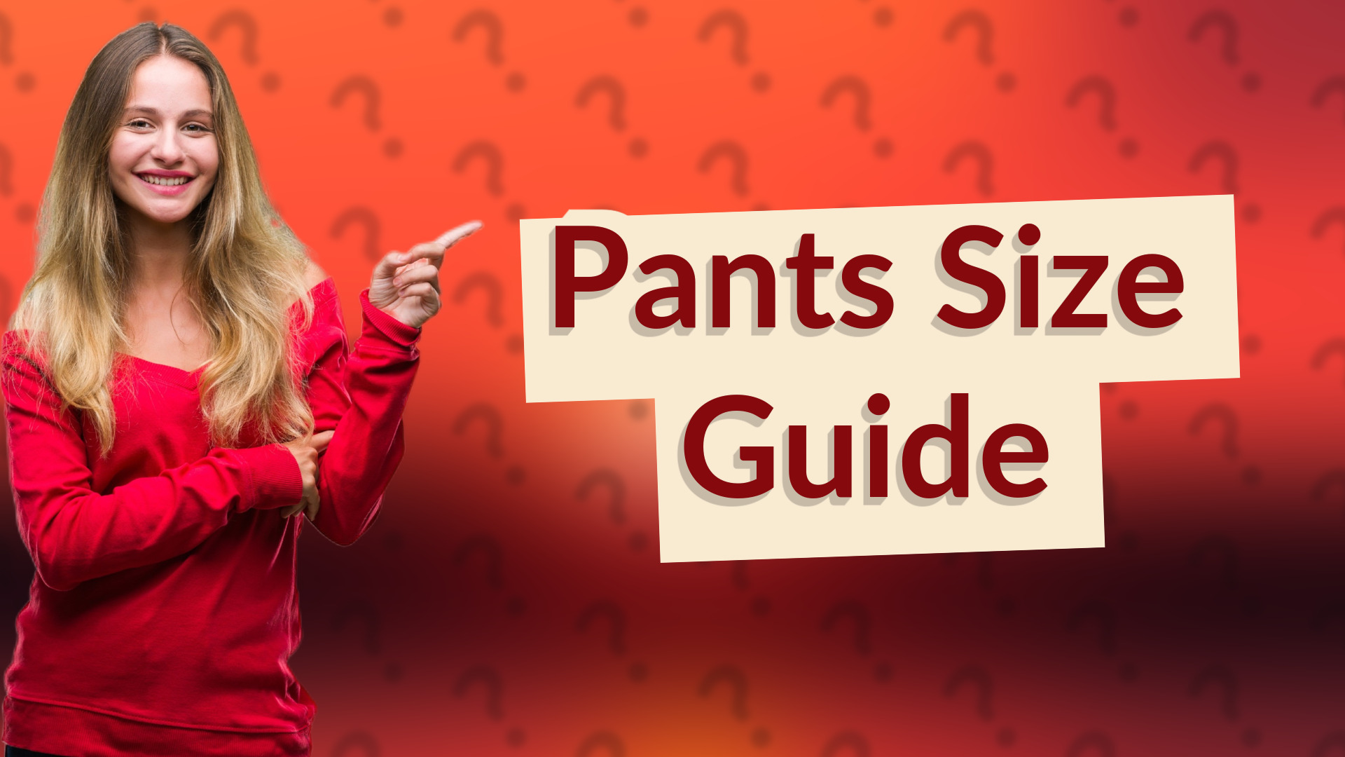 Pants Size Guide