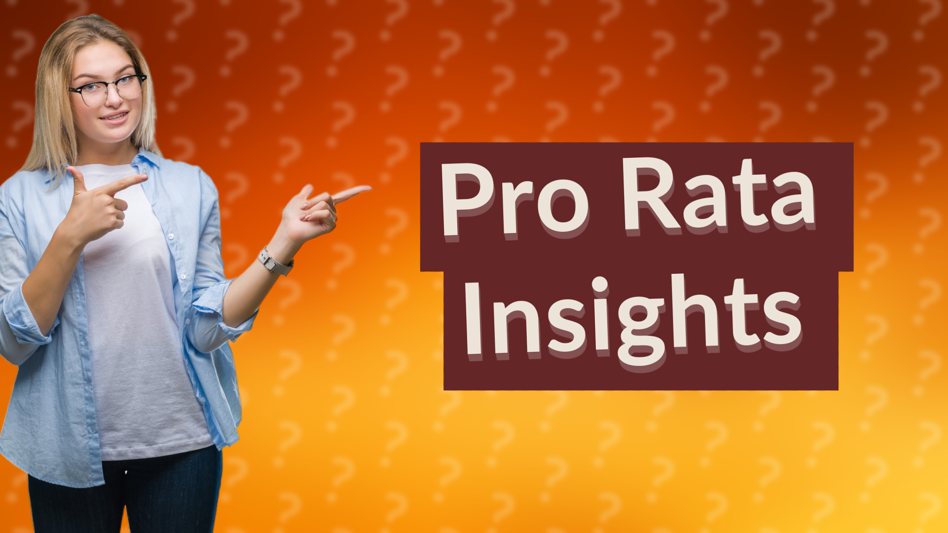 Pro Rata Insights