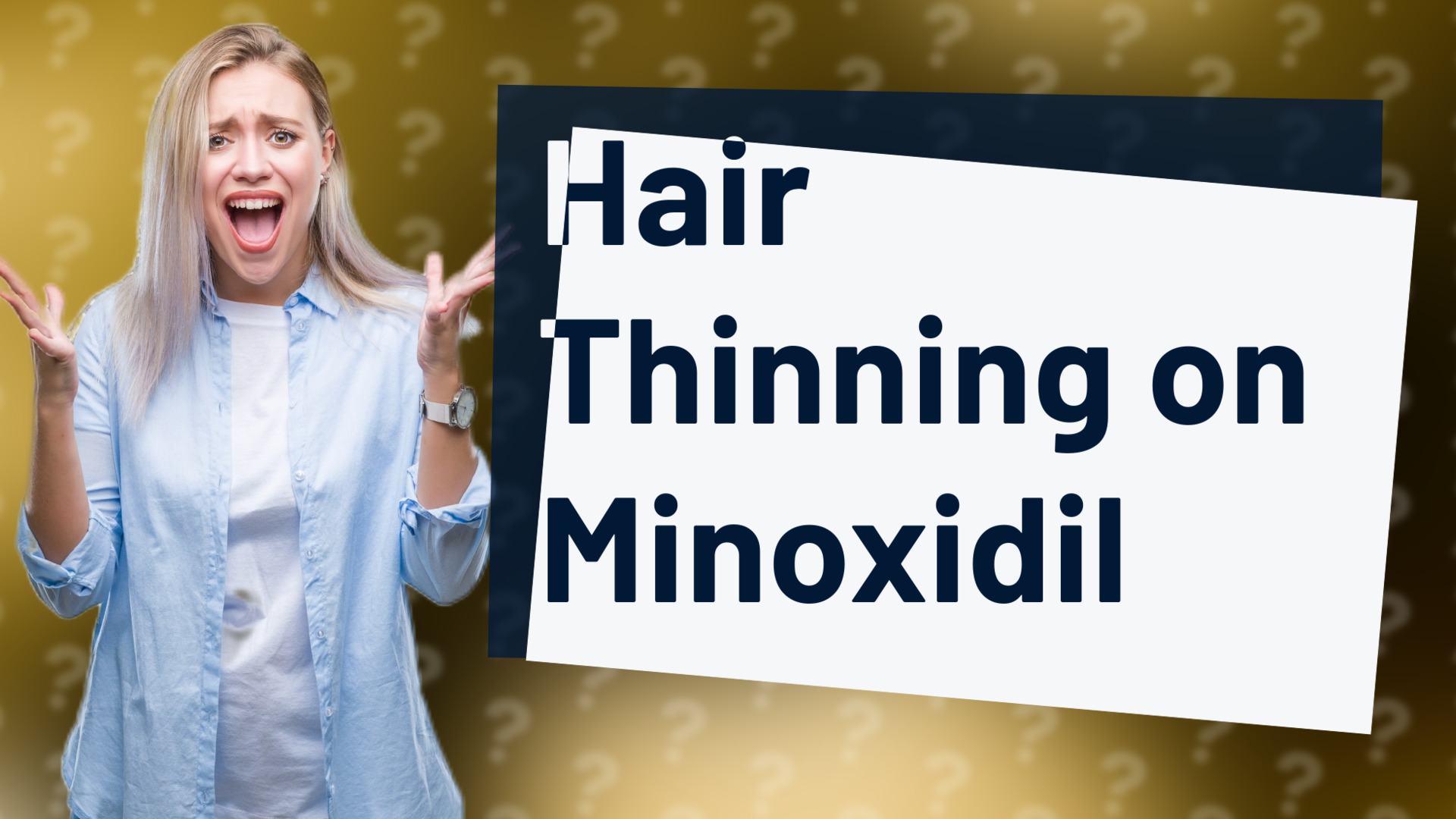 Hair Thinning on Minoxidil