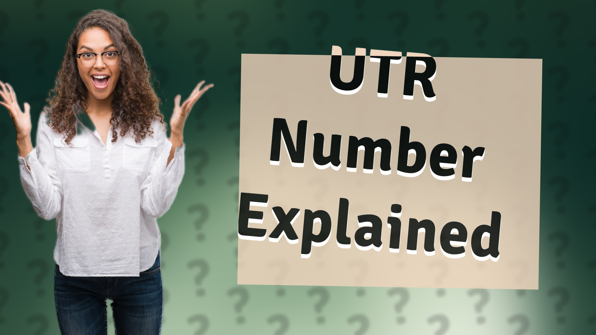 UTR Number Explained
