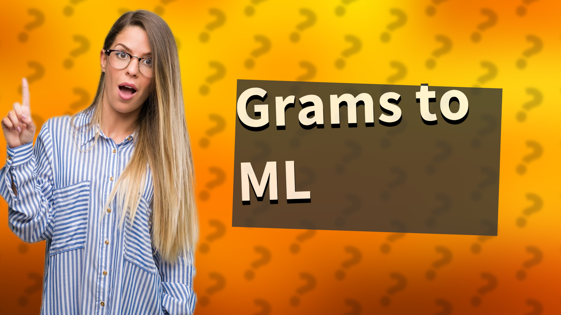 Grams to ML