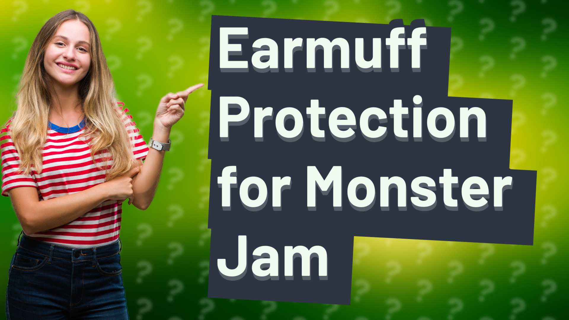 Earmuff Protection for Monster Jam