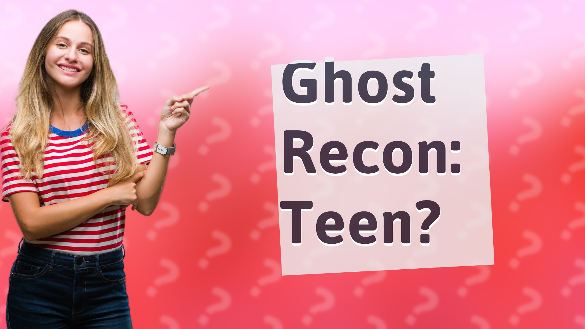 Ghost Recon: Teen?