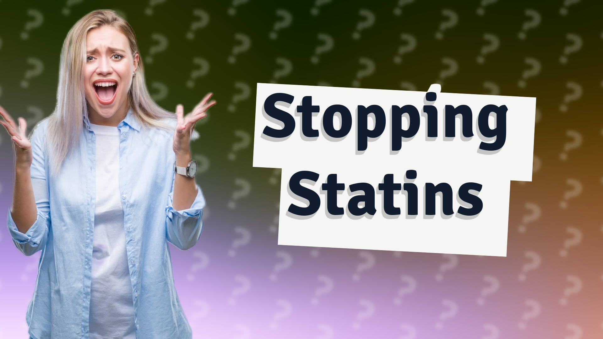 Stopping Statins