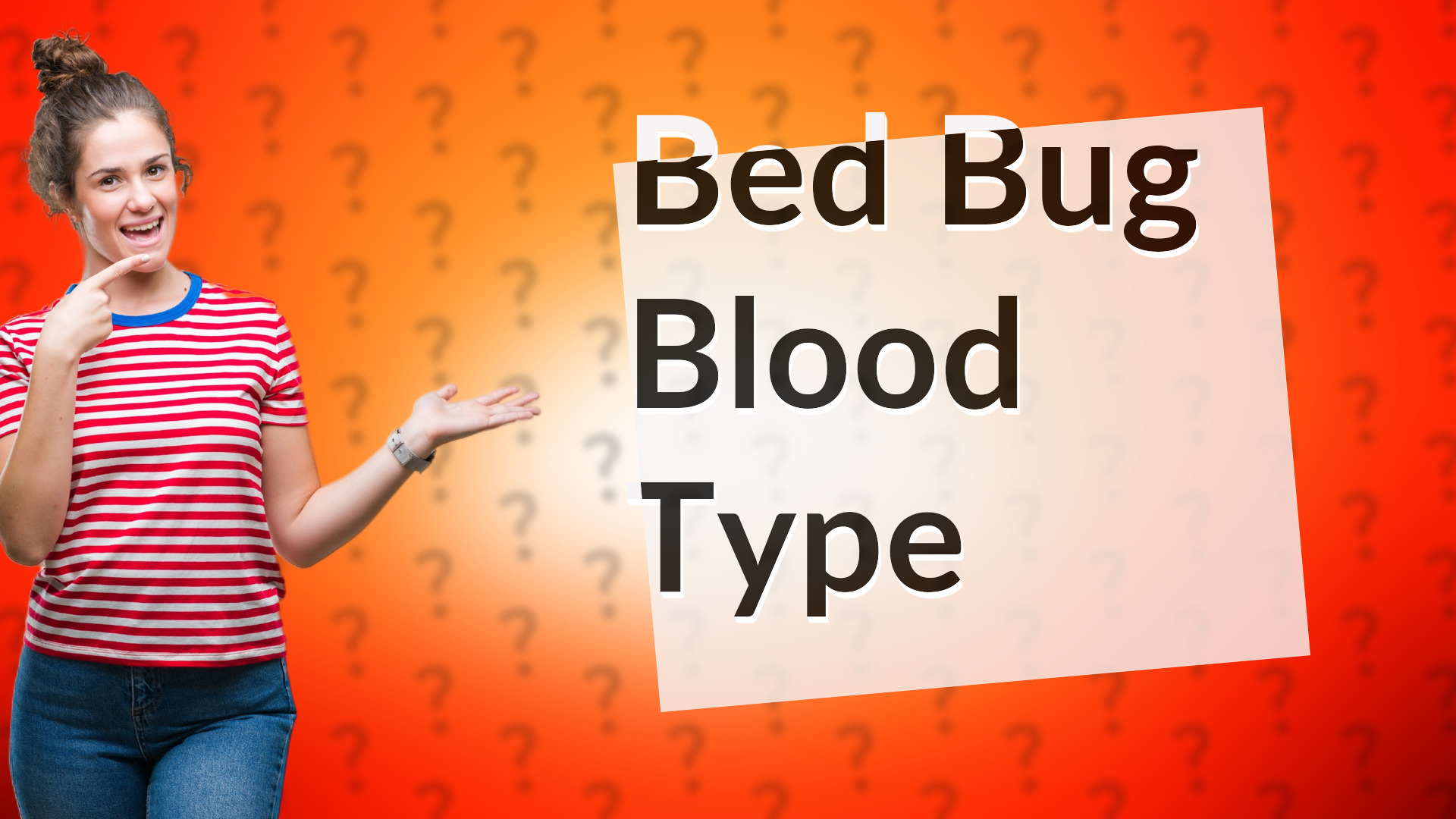 Bed Bug Blood Type