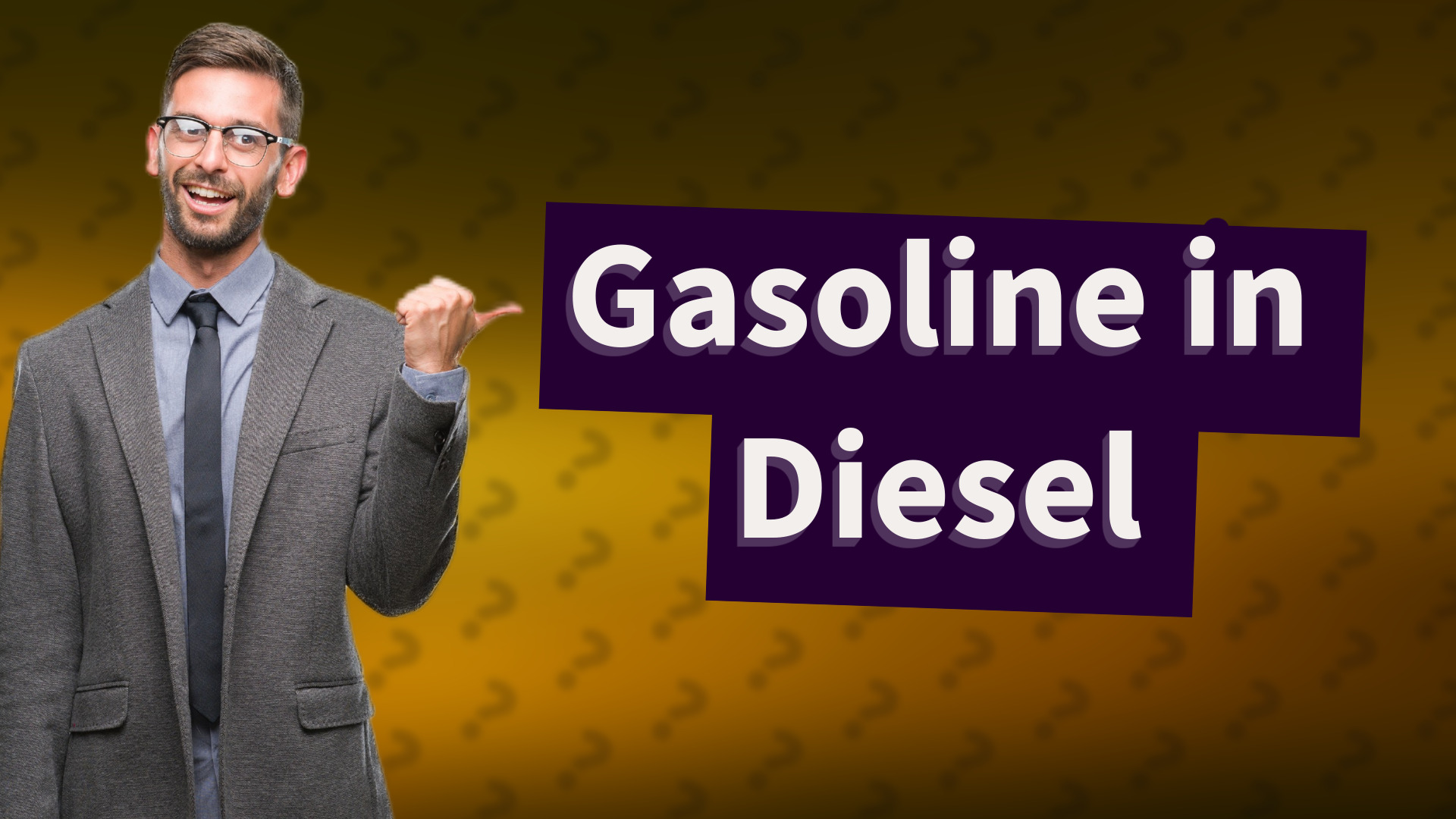Gasoline in Diesel