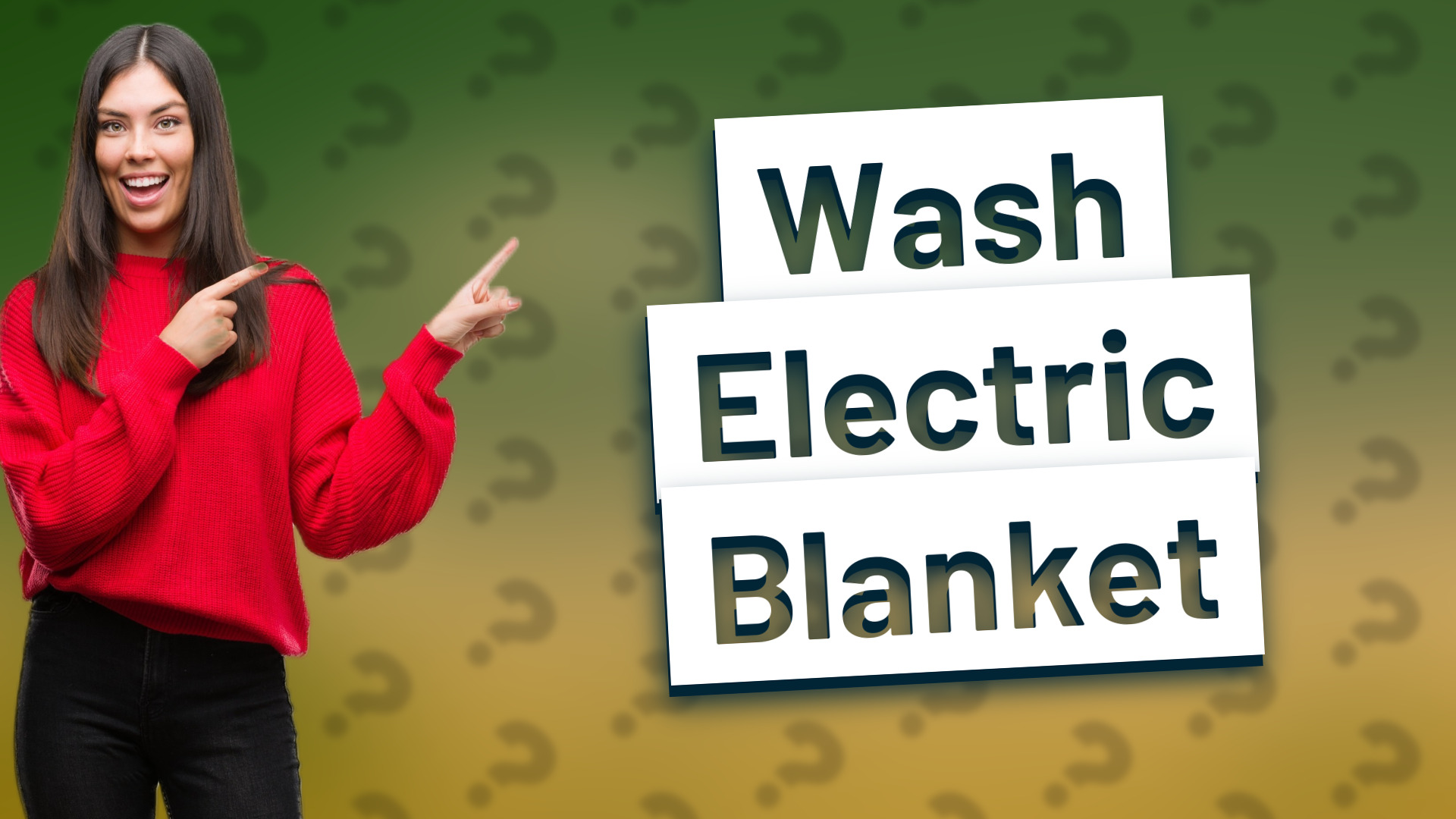 Wash Electric Blanket