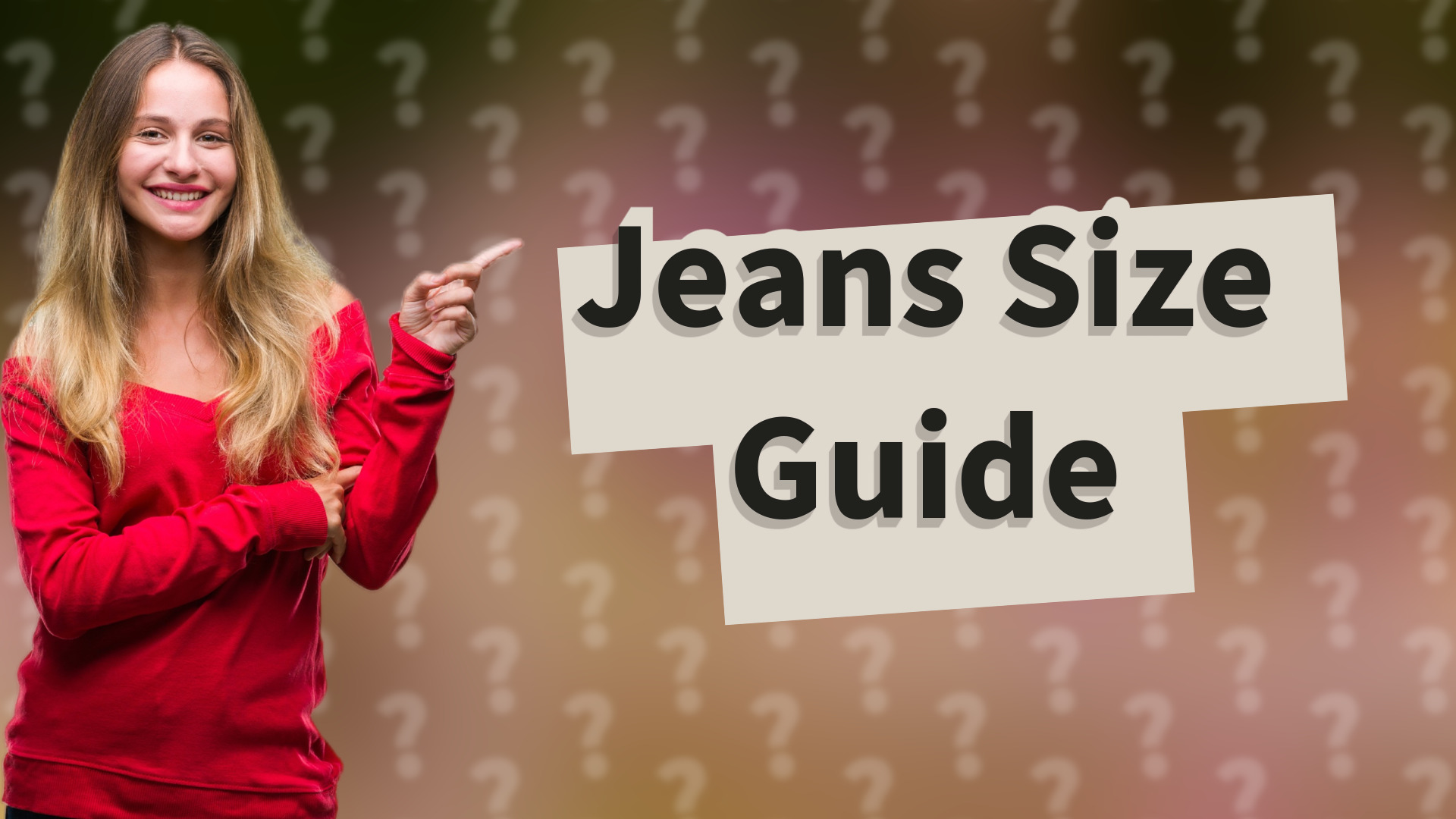 Jeans Size Guide
