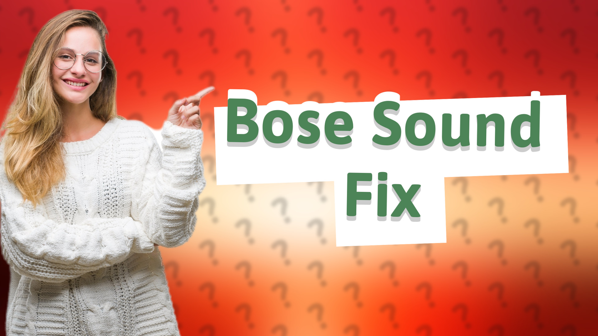 Bose Sound Fix