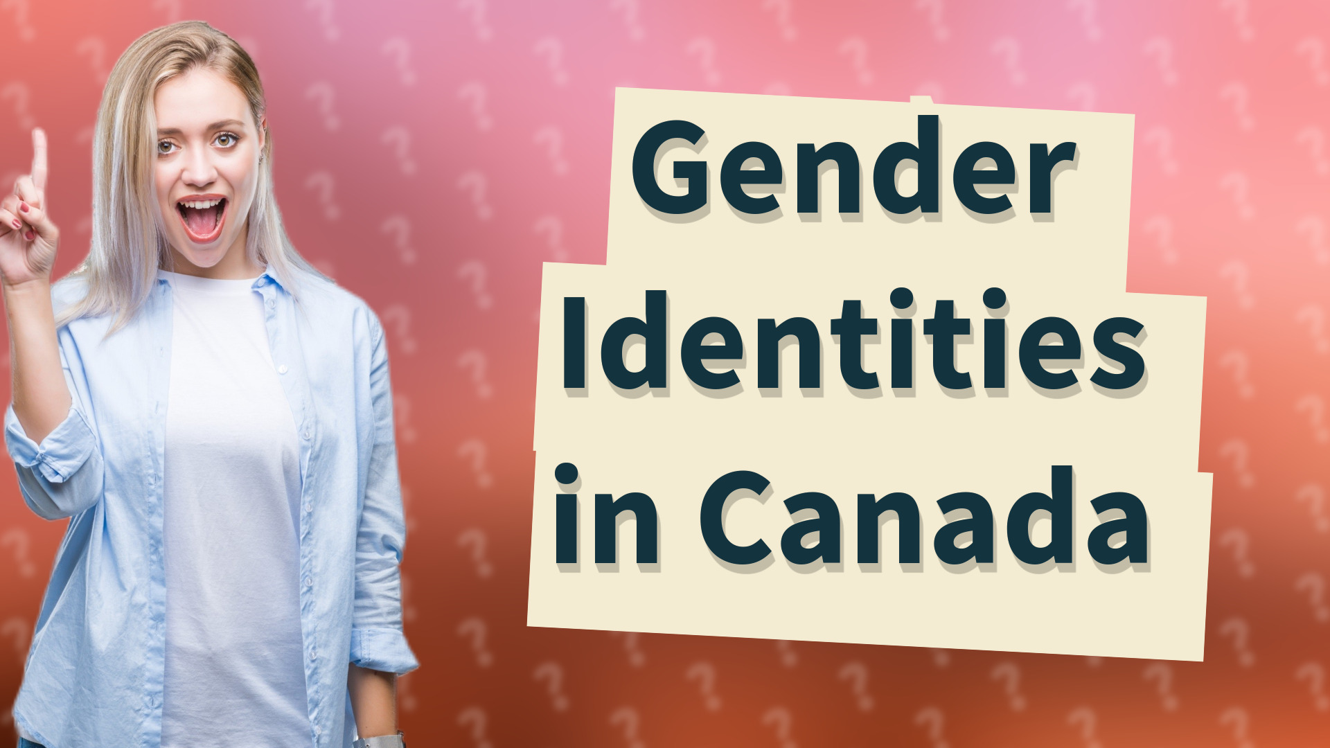 Gender Identities in Canada