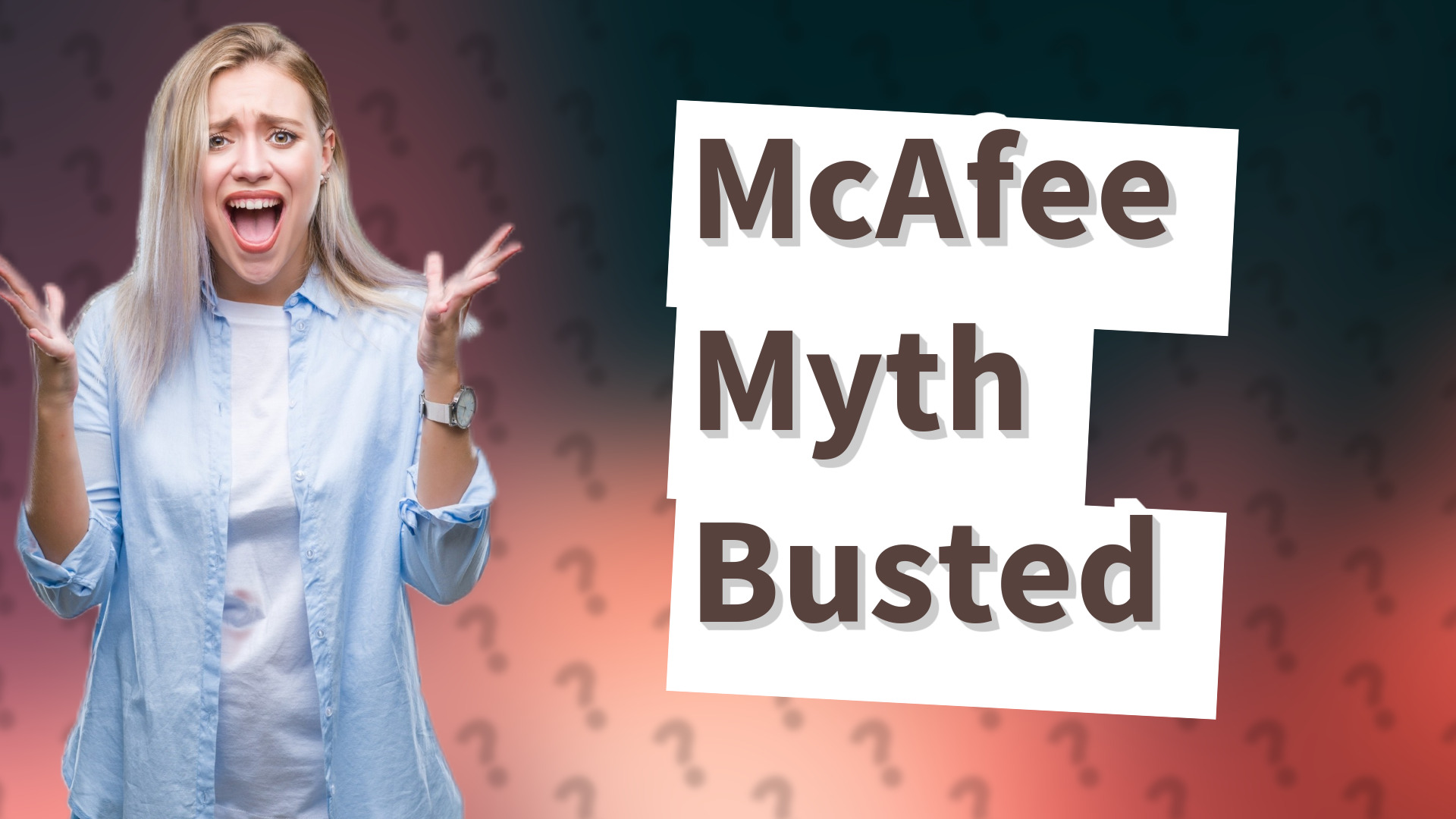 McAfee Myth Busted
