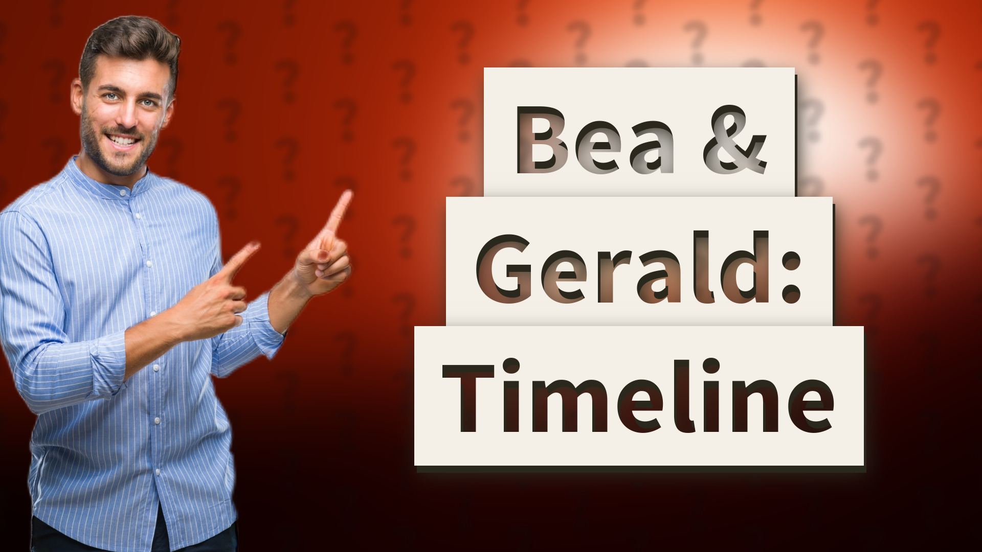 Bea & Gerald: Timeline