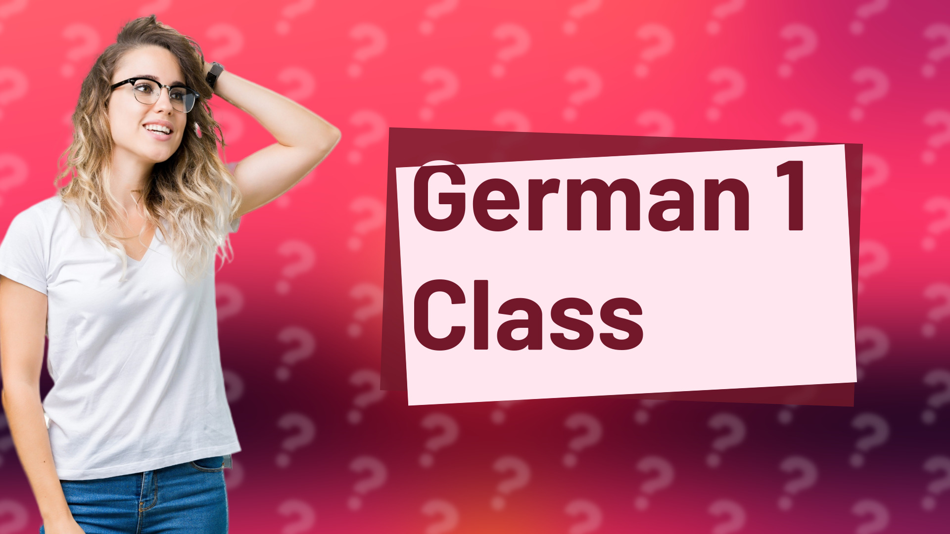 German 1 Class