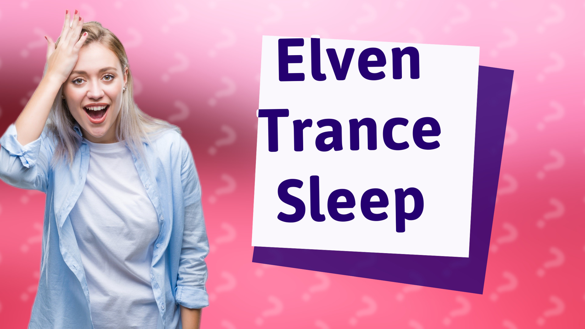 Elven Trance Sleep