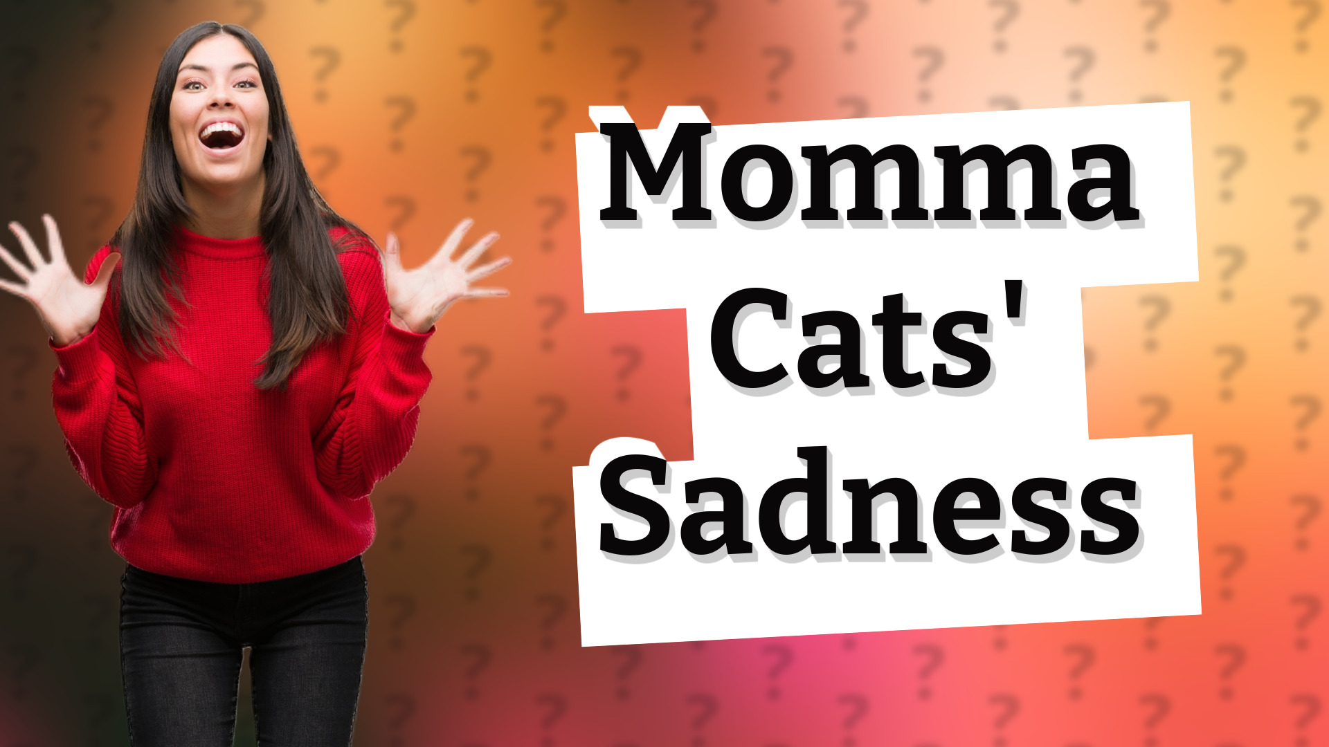 Momma Cats' Sadness