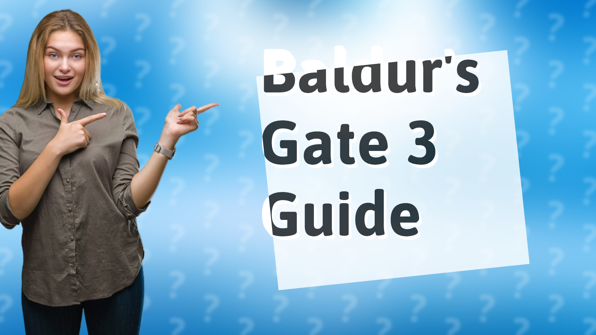 Baldur's Gate 3 Guide