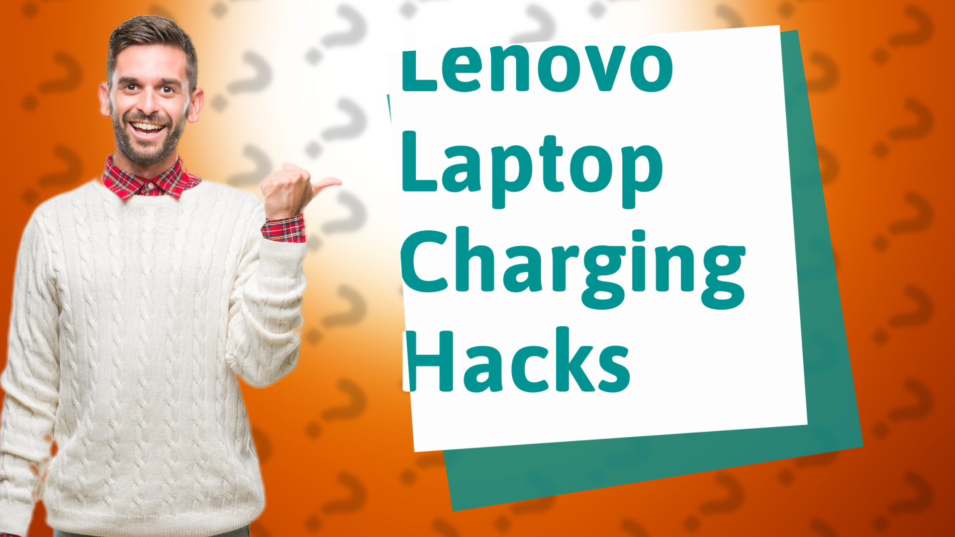 Lenovo Laptop Charging Hacks