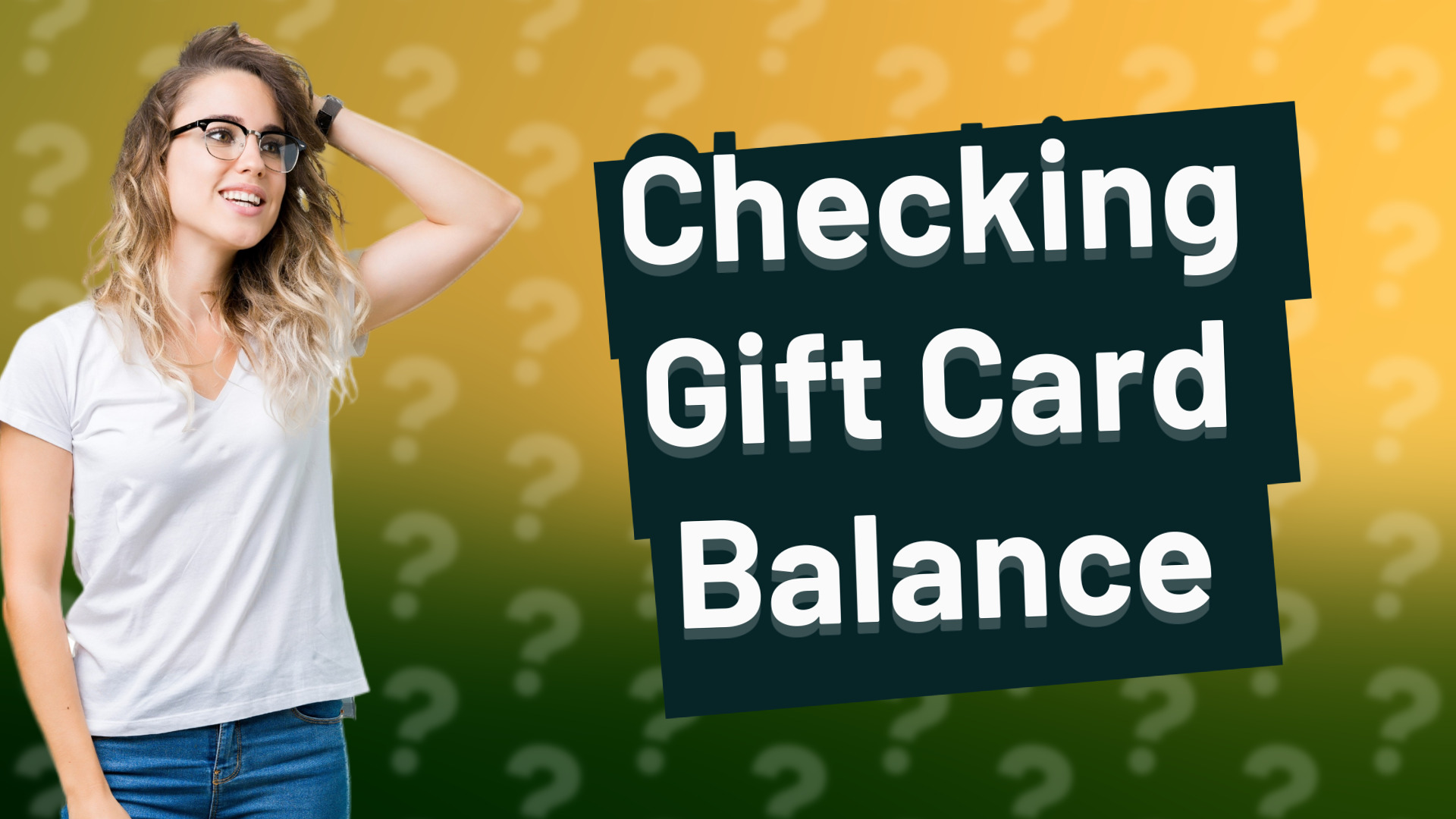 Checking Gift Card Balance