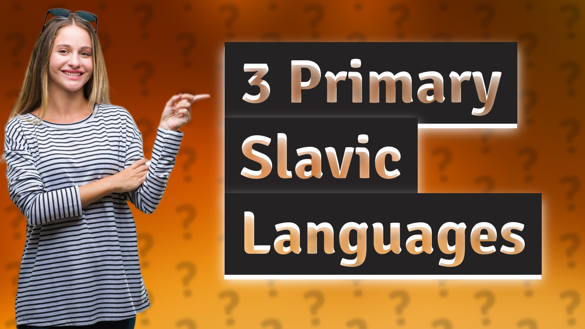 3 Primary Slavic Languages
