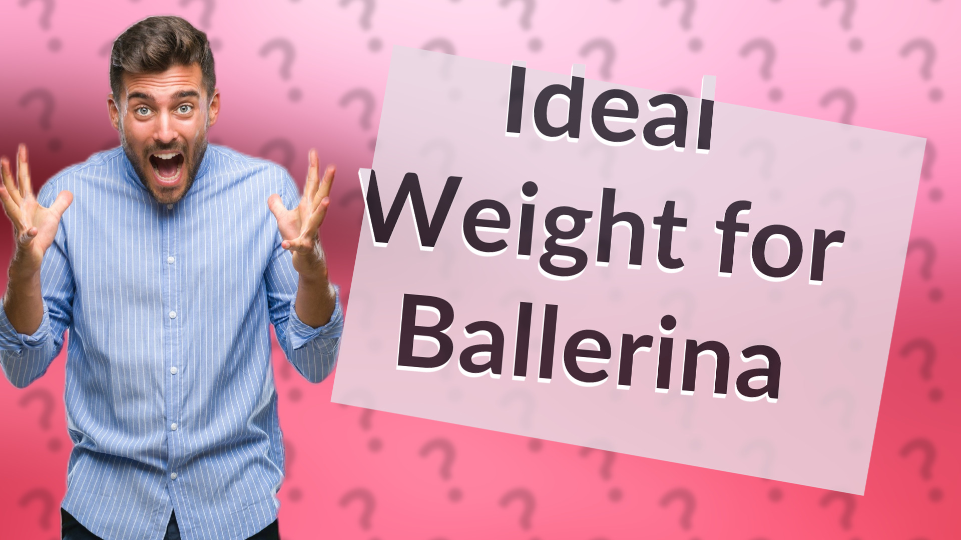 Ideal Weight for Ballerina
