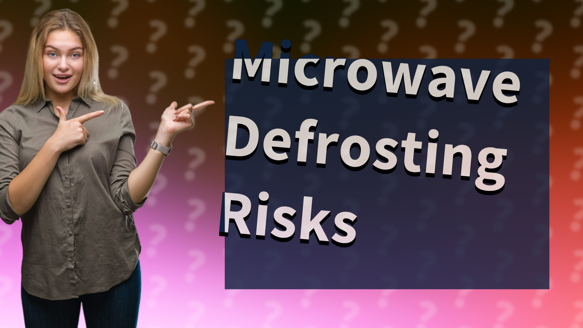 Microwave Defrosting Risks