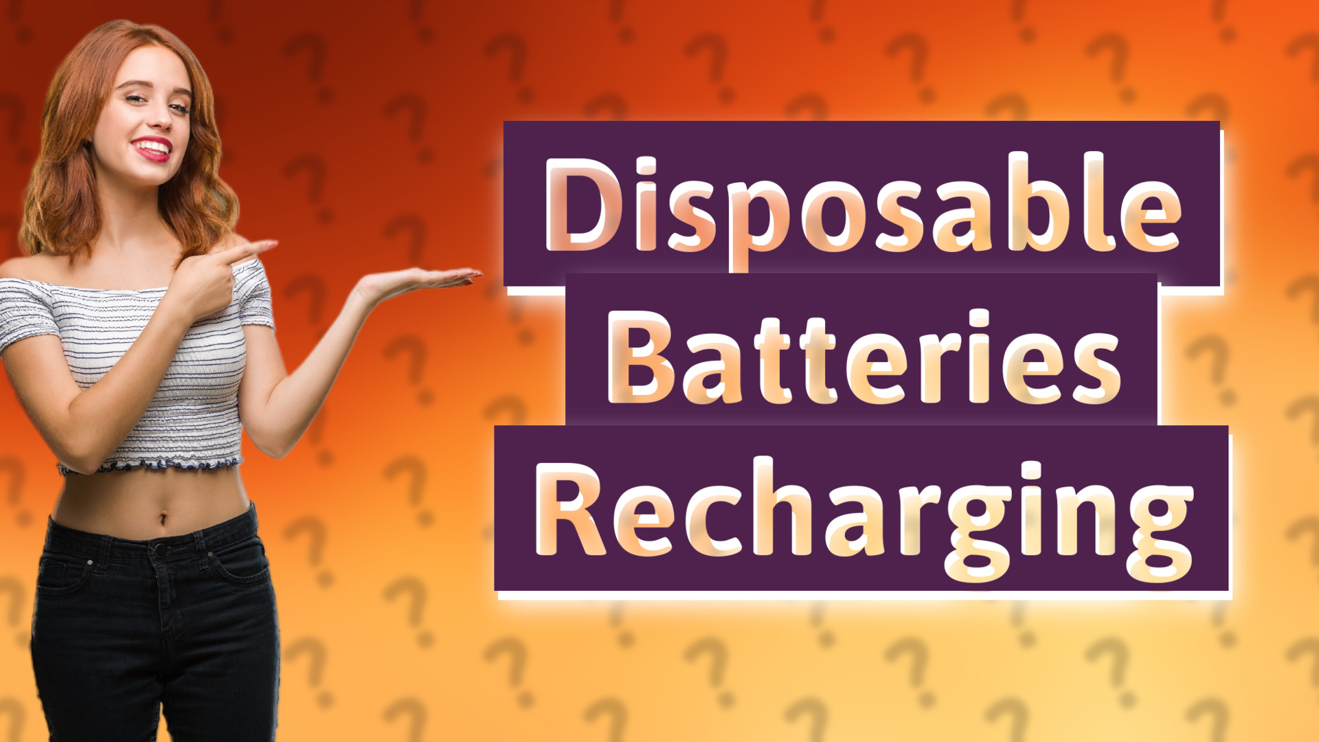 Disposable Batteries Recharging