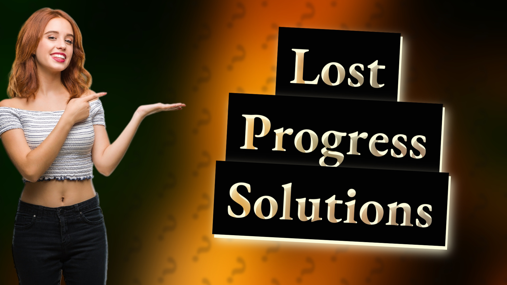 Lost Progress Solutions