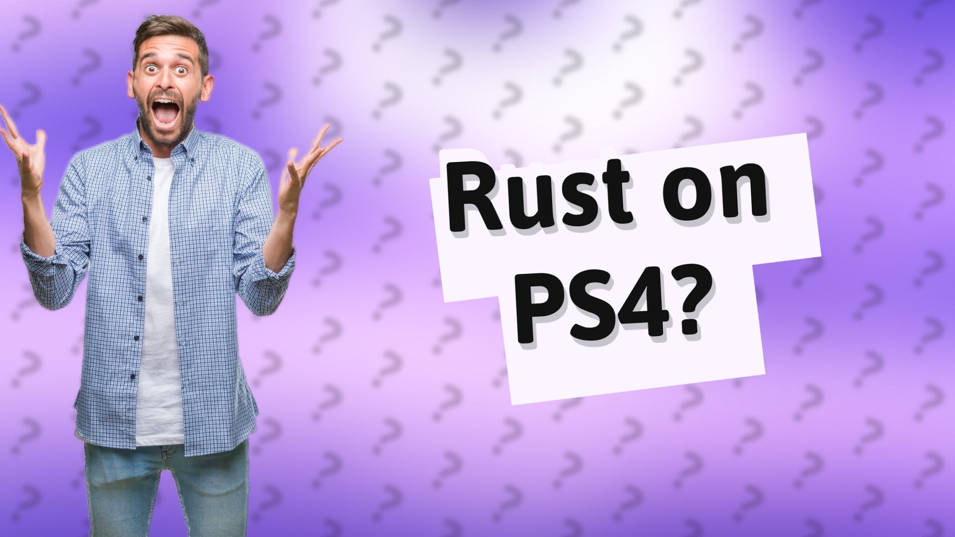 Rust on PS4?