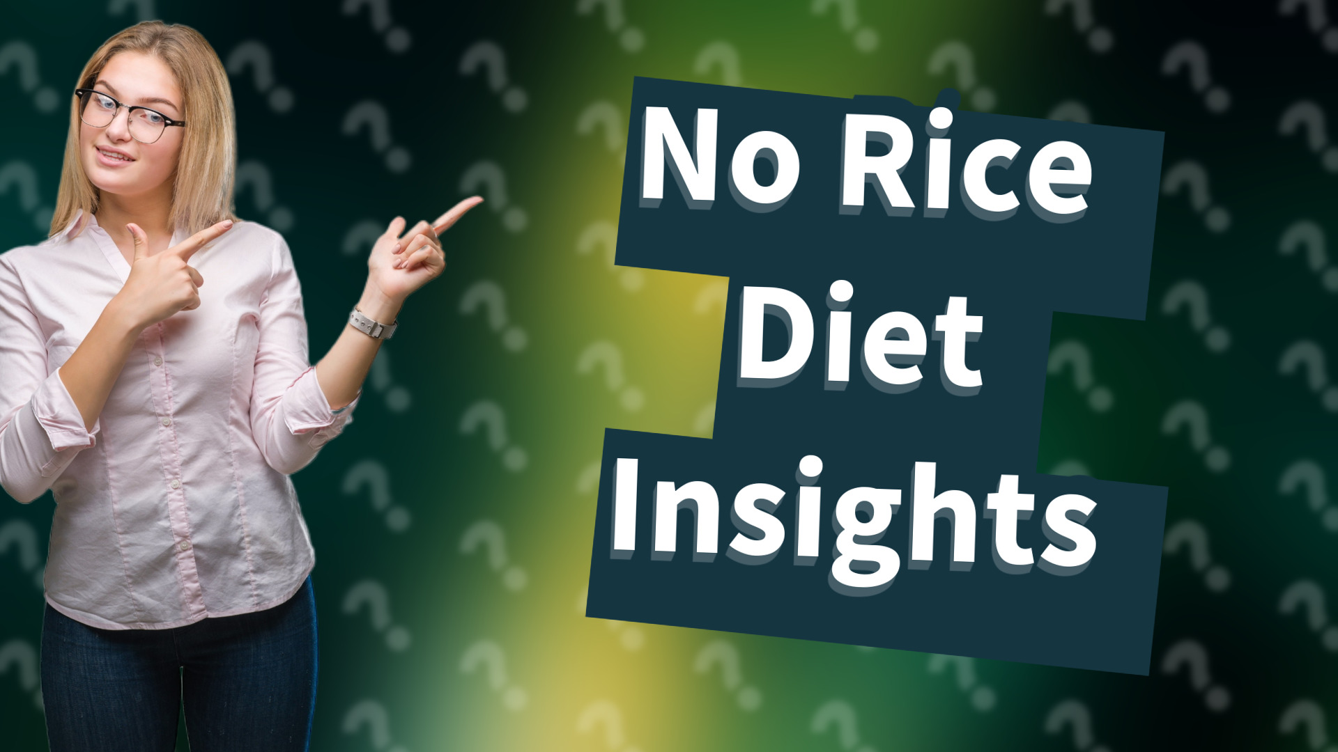 No Rice Diet Insights
