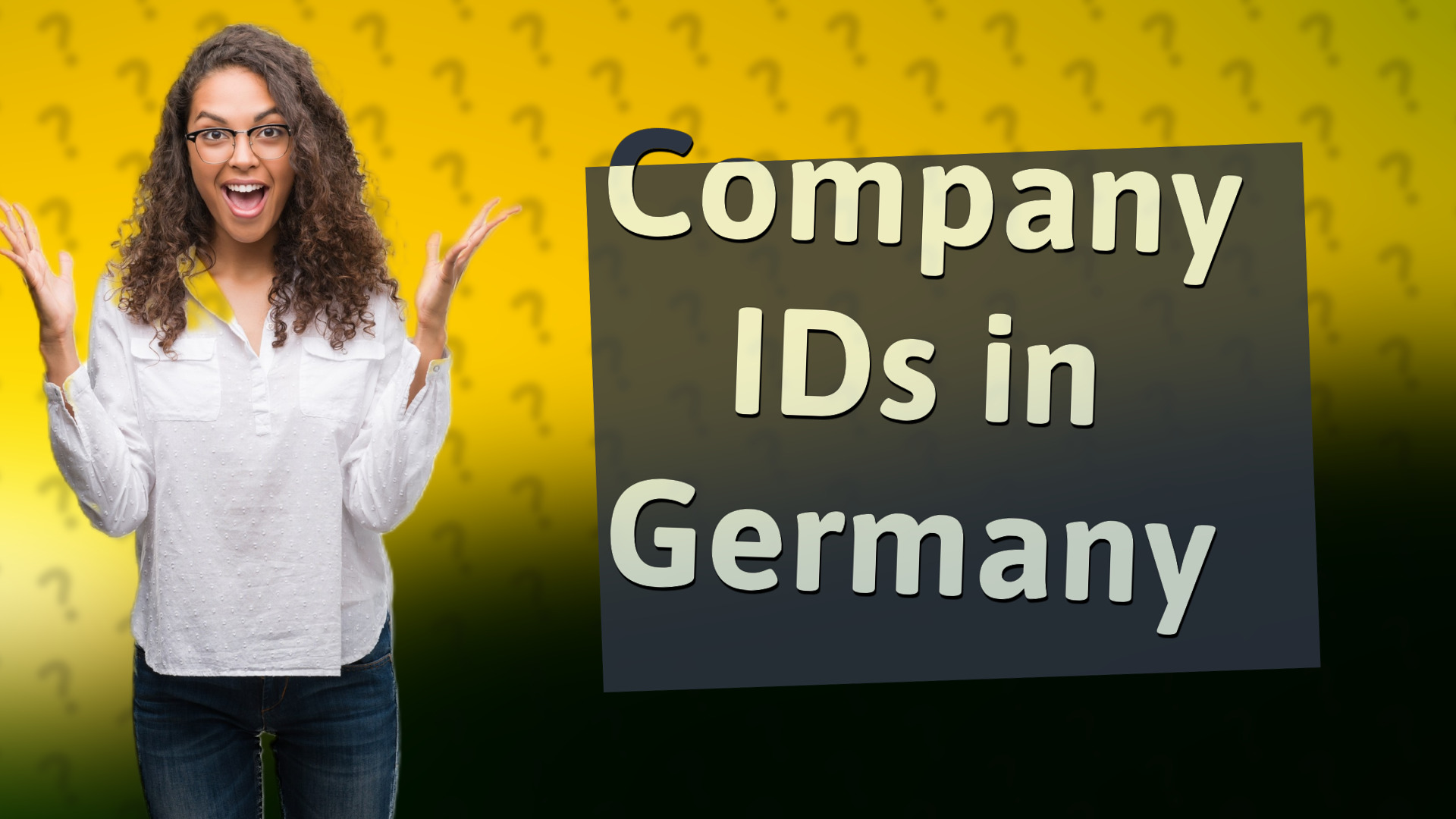 Company IDs in Germany