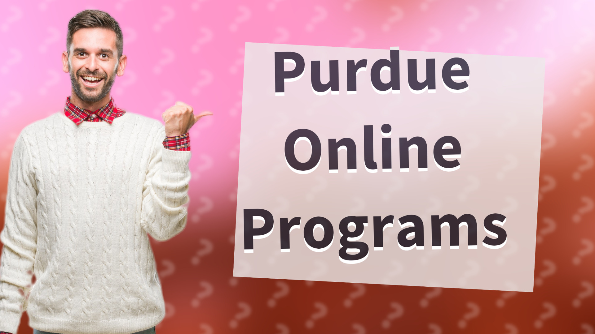 Purdue Online Programs
