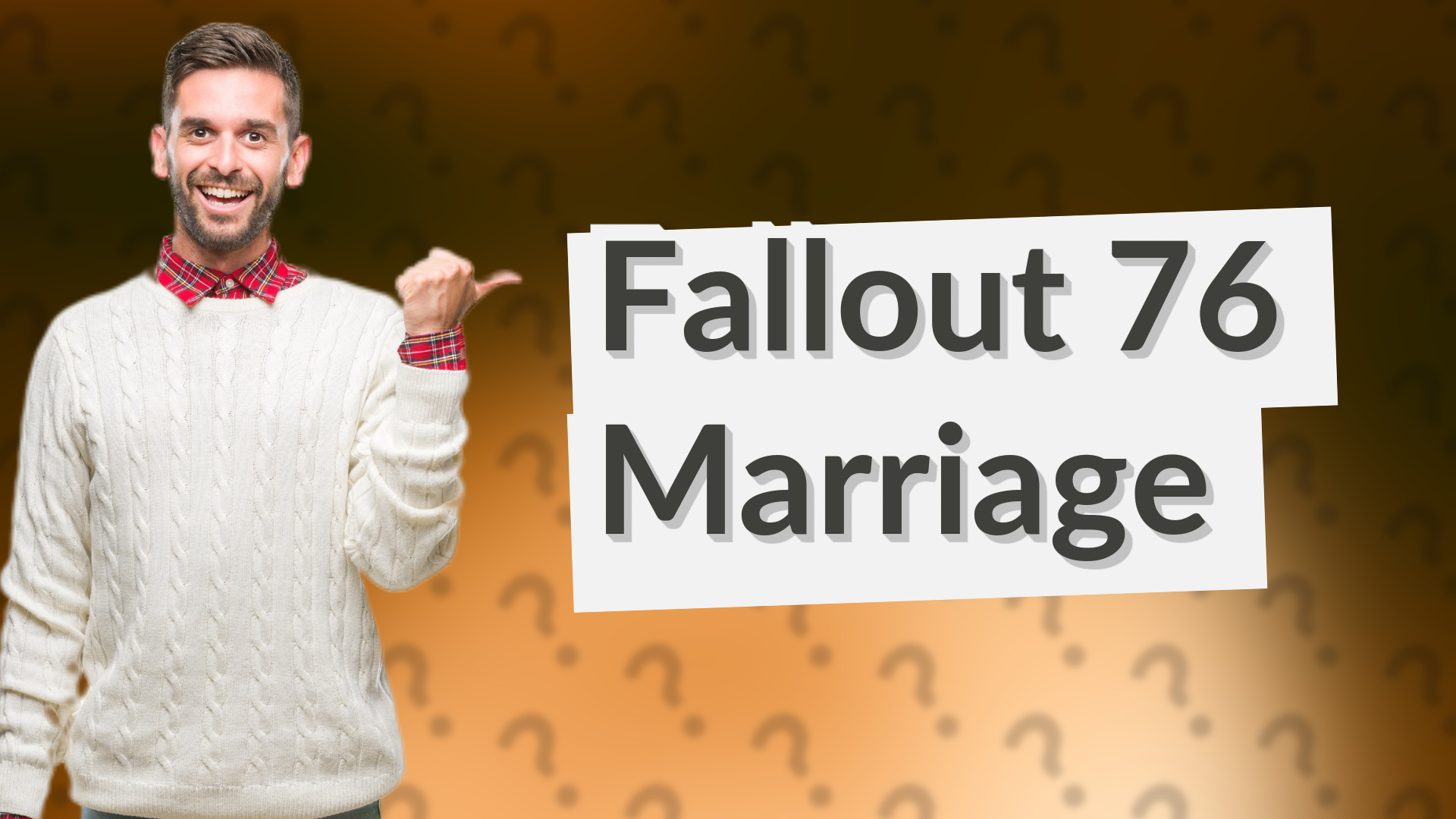 Fallout 76 Marriage