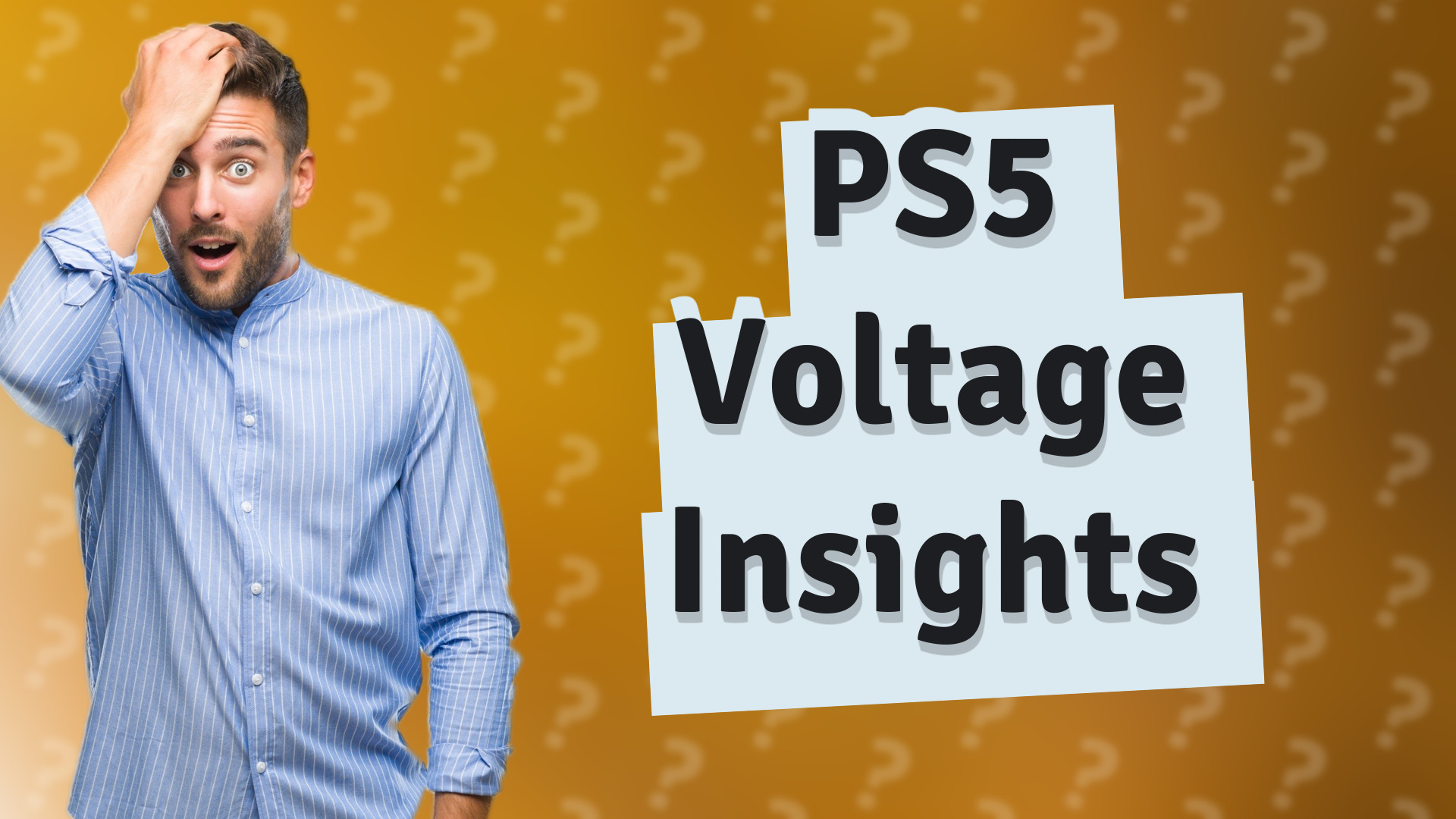 PS5 Voltage Insights
