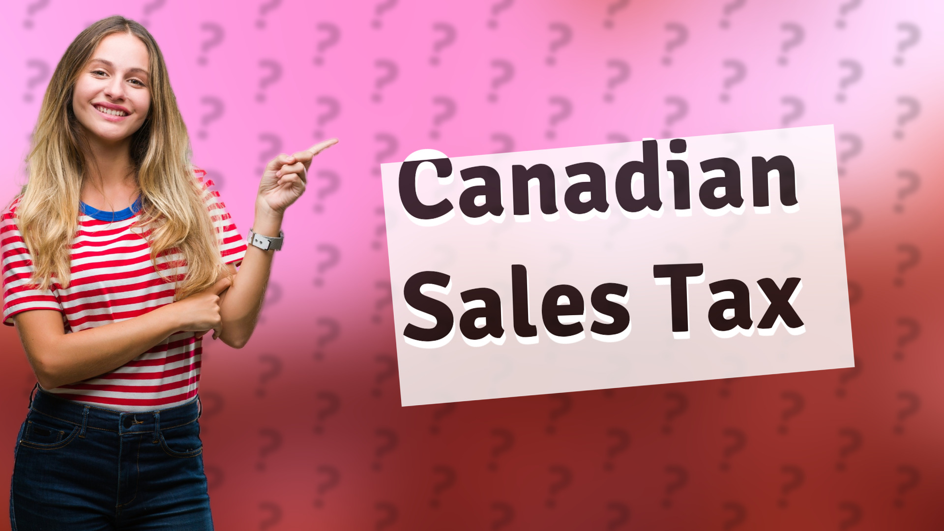 Canadian Sales Tax