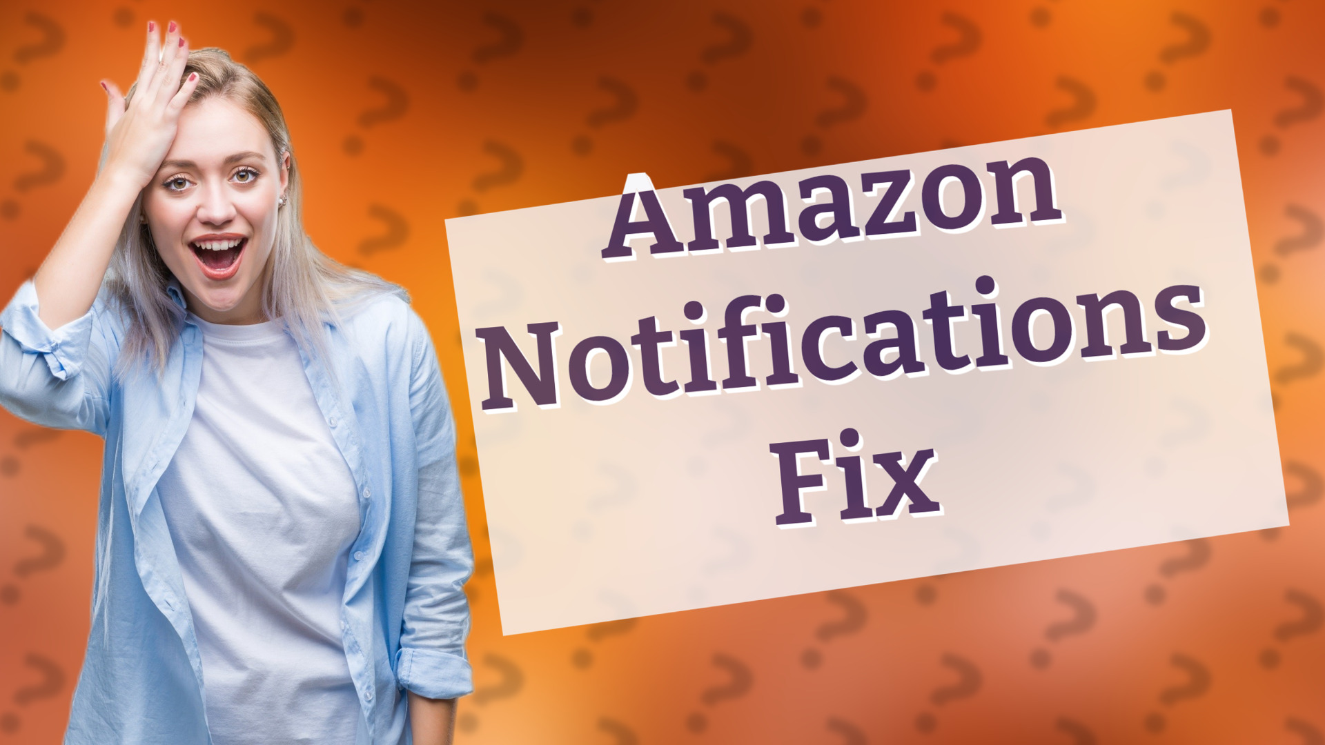 Amazon Notifications Fix