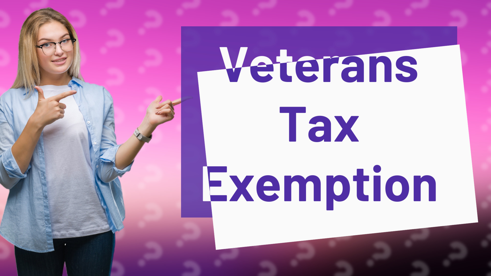 Veterans Tax Exemption
