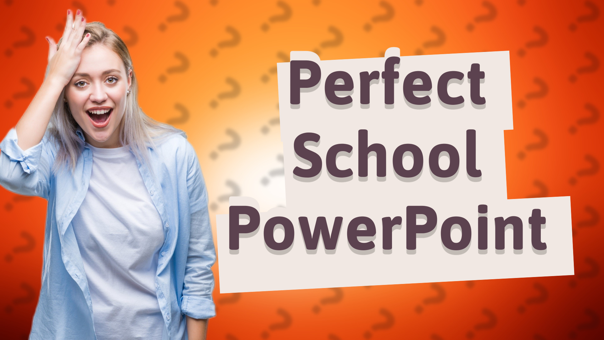 Perfect School PowerPoint