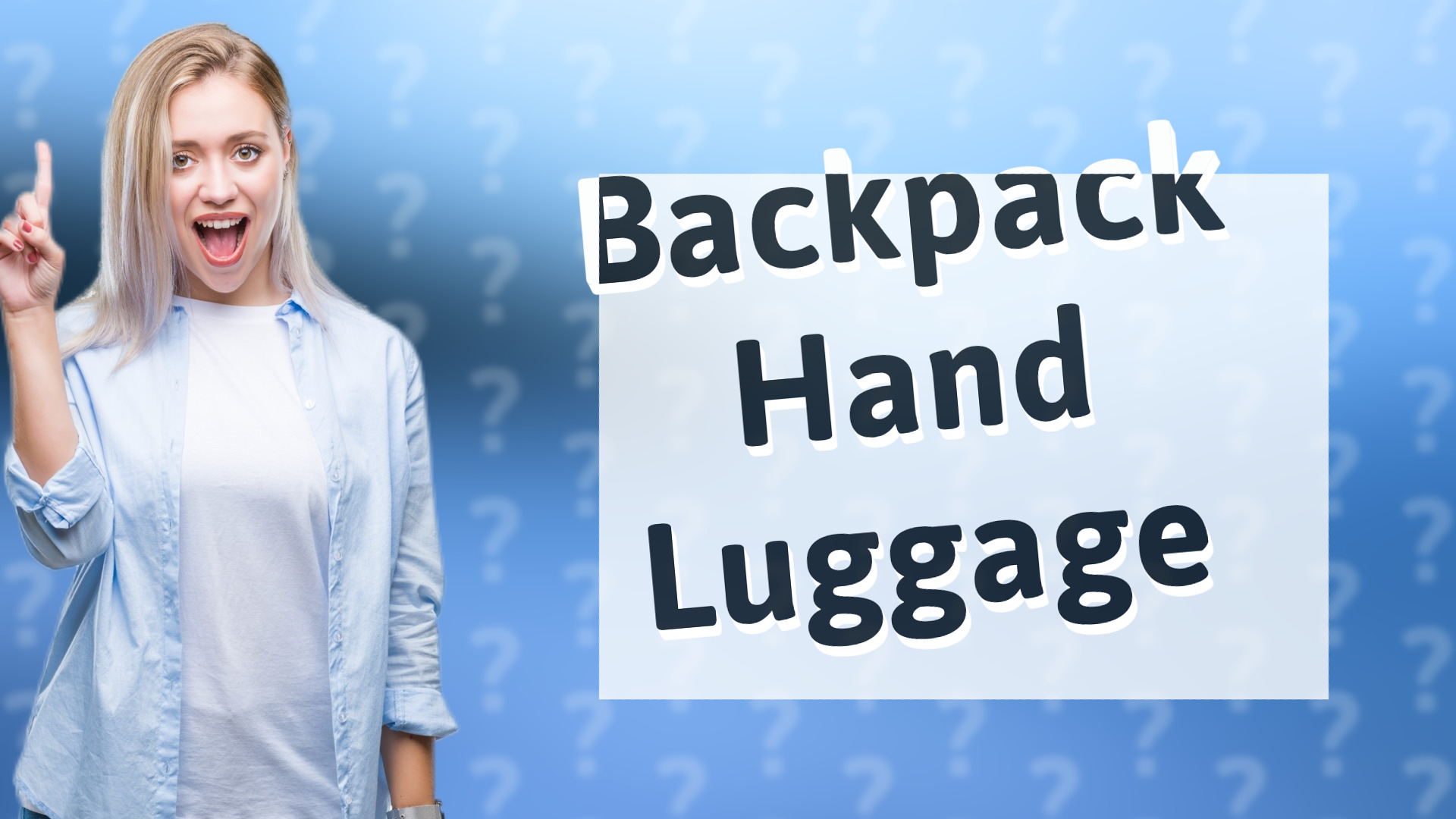 Backpack Hand Luggage
