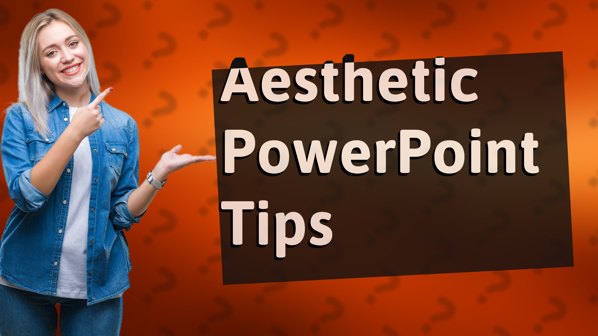 Aesthetic PowerPoint Tips