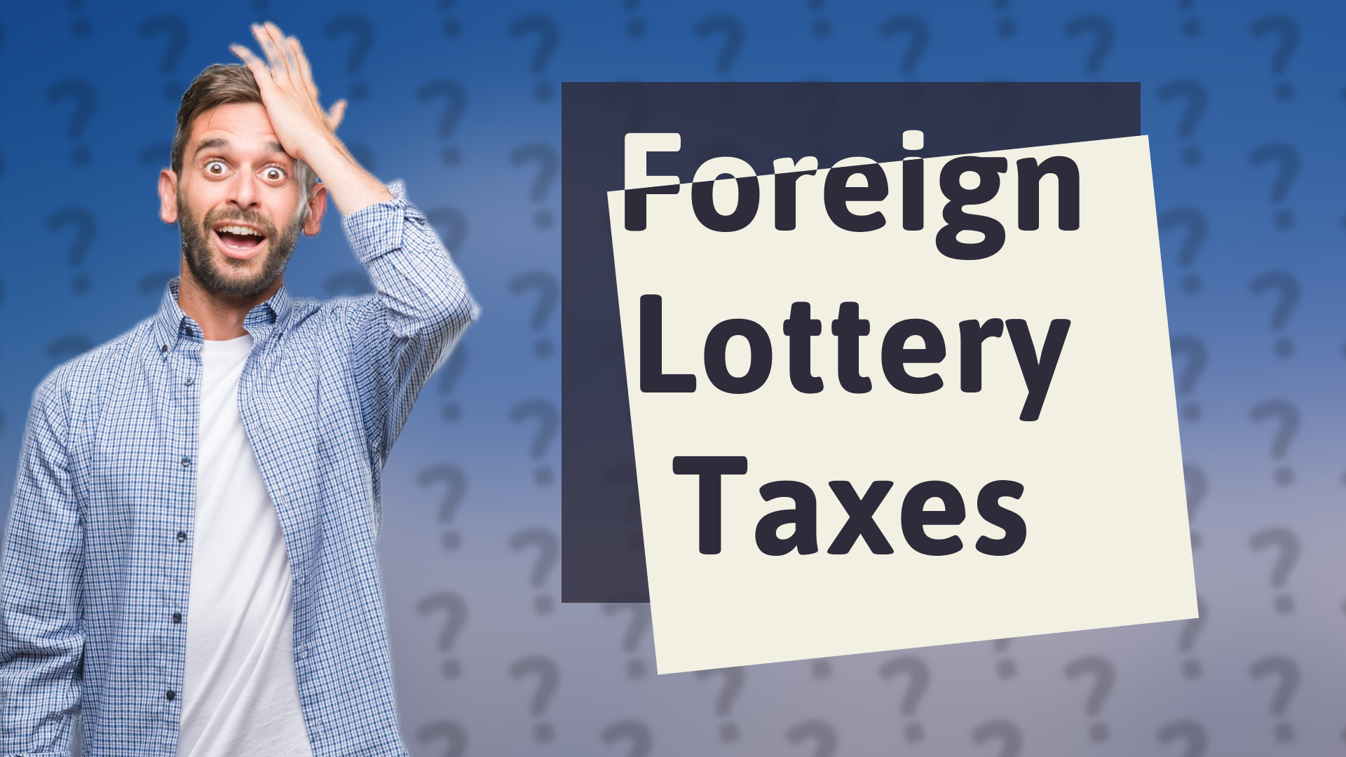 Foreign Lottery Taxes