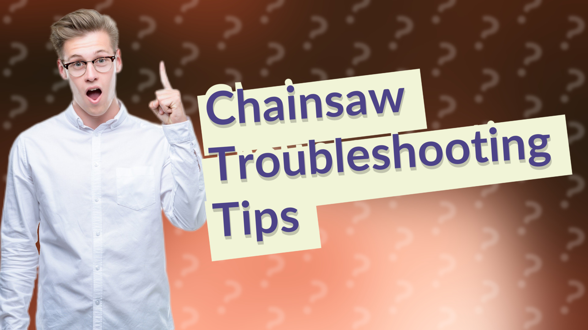 Chainsaw Troubleshooting Tips