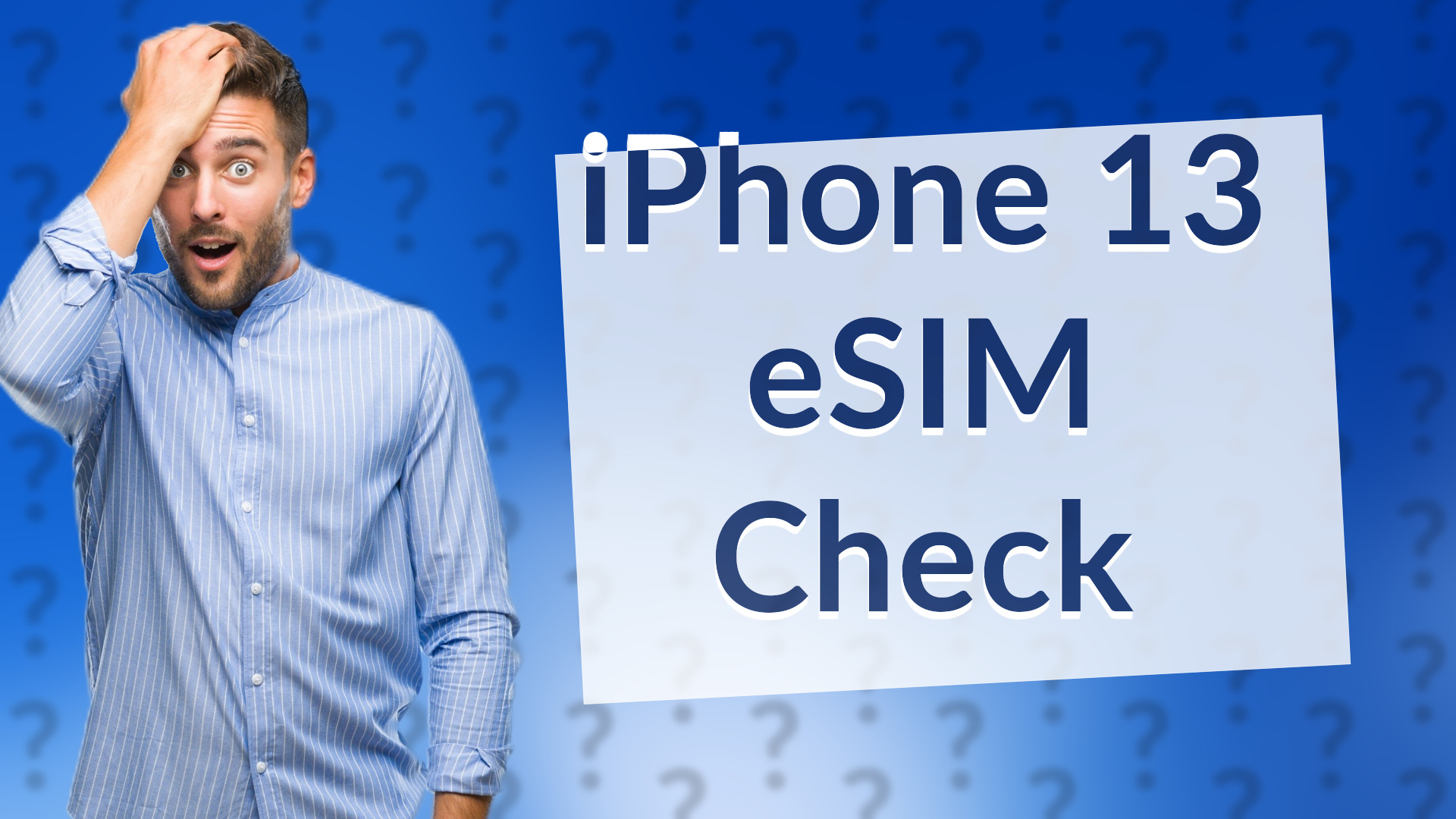 iPhone 13 eSIM Check
