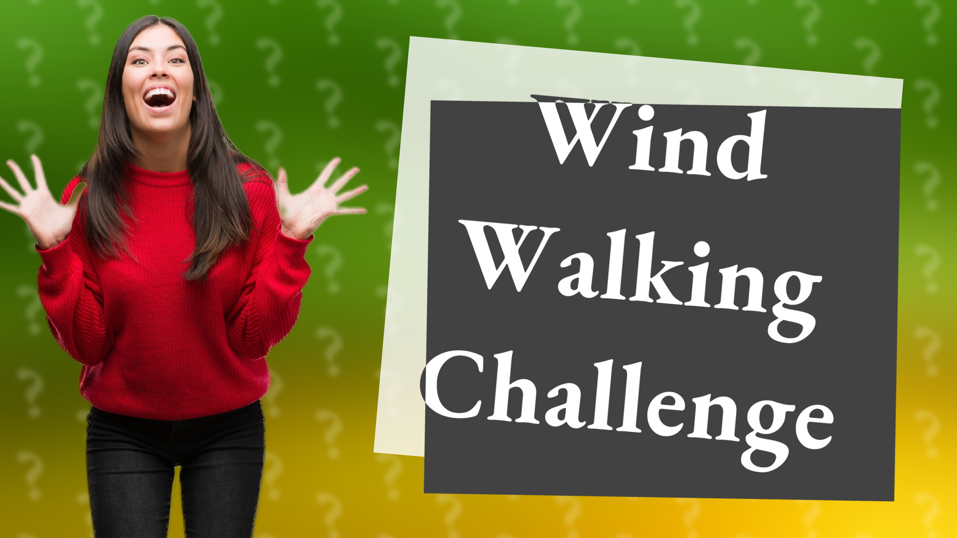 Wind Walking Challenge