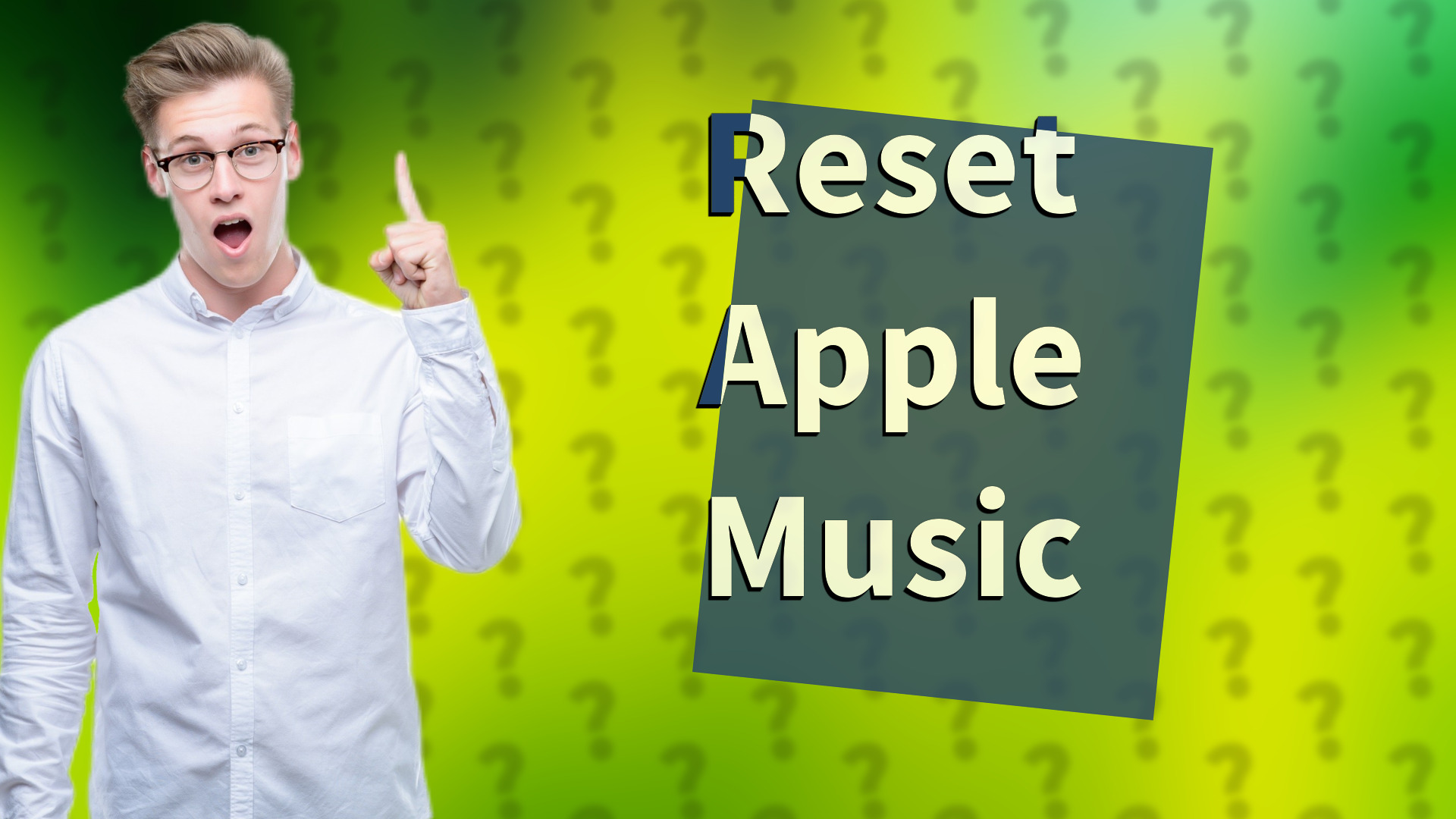 Reset Apple Music