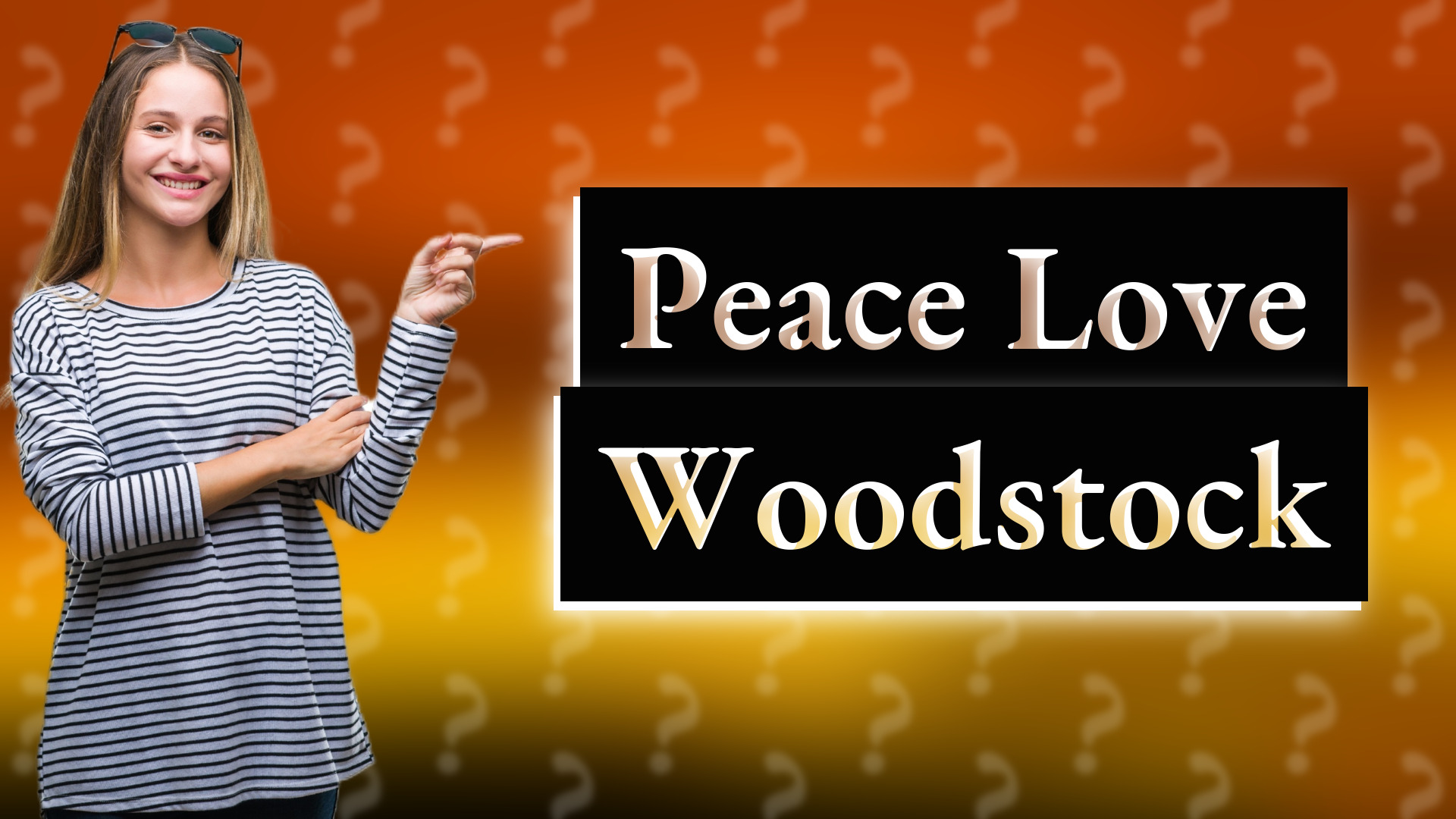 Peace Love Woodstock